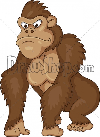ape clip art #6