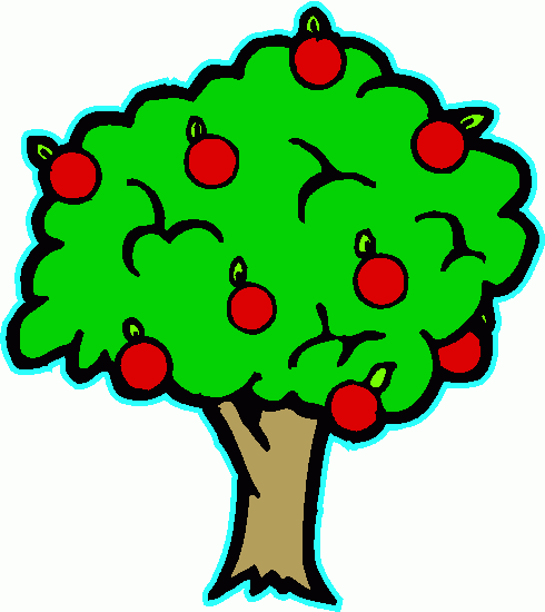 Painted Apple Tree Png Clipar