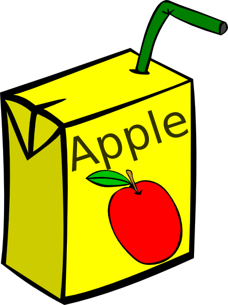 Apple Juice Box Clip Art