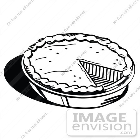 Apple Pie Clipart Black And White White Pumpkin Or Apple Pie