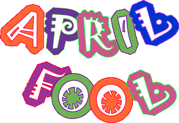 April Fool Word Art Banner - April Fools Clipart
