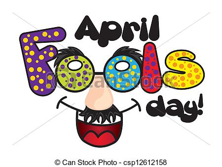 ... april fools day - april foods day illustration with jester... ...