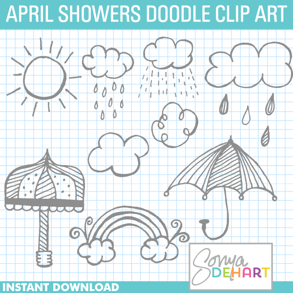 April Free Downloads Clipart - Doodle Clipart