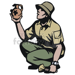 Royalty-Free archaeologist 160612 vector clip art image - WMF illustration  | GraphicsFactory hdclipartall.com