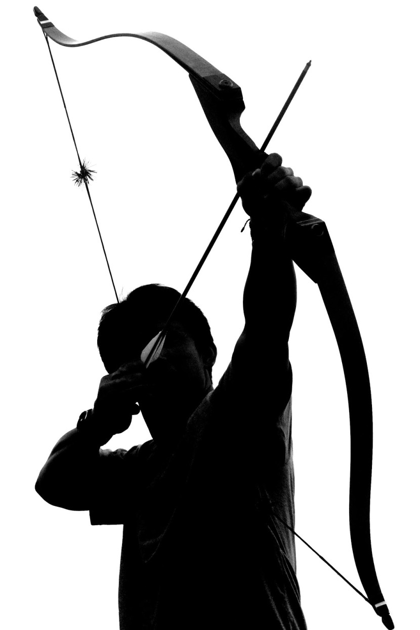 Archery Bow And Arrow Clipart Image