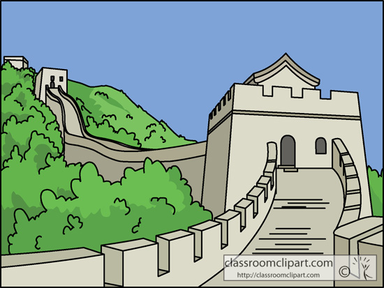 ... Architecture Great Wall Of China Wonders World Classroom Clipart Clipart ...