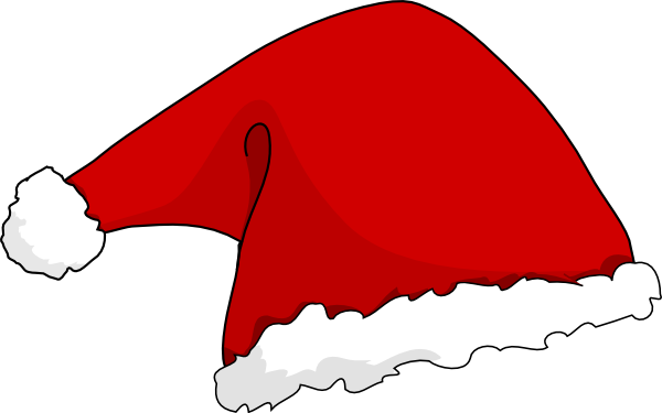 Cartoon Christmas Hats - Clip
