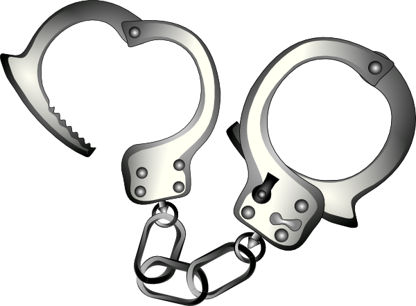 Are you looking for handcuffs clip art for use on your projects? Search no more because you can use this realistic handcuffs clip art on your crime and ...