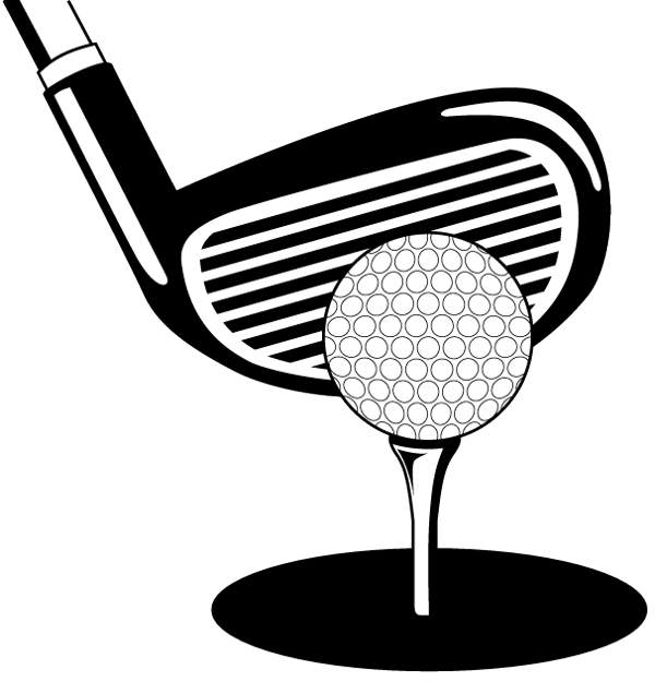 area clipart - Golf Clip Art Black And White
