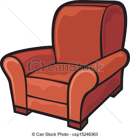 armchair (leather tub chair) - csp15246363