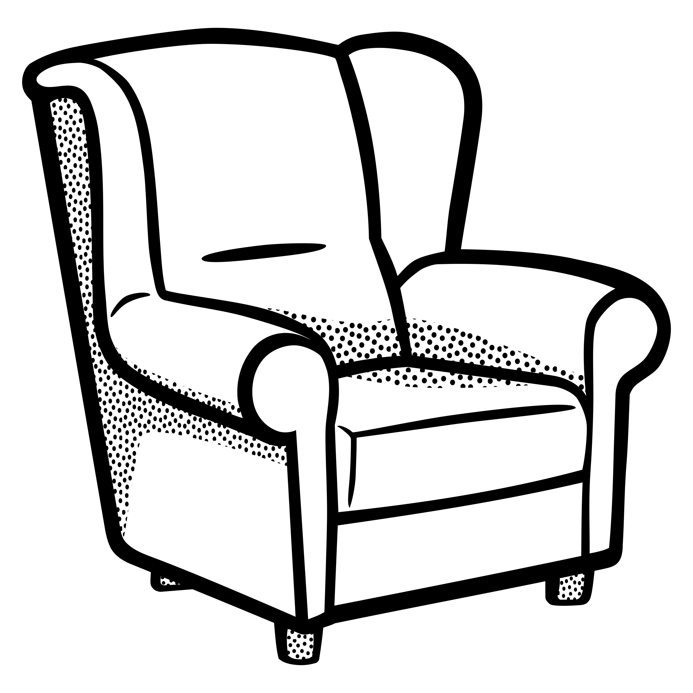 BIG IMAGE (PNG) - Armchair Clipart