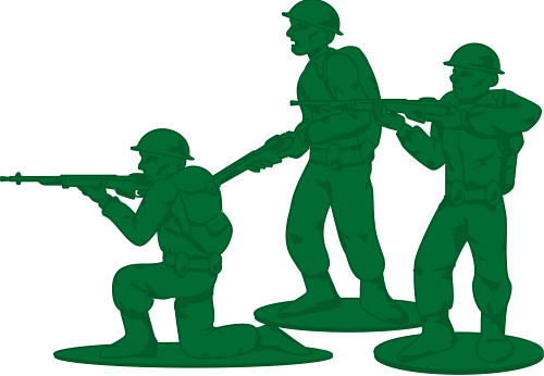 Army Officers Group Clip Art 
