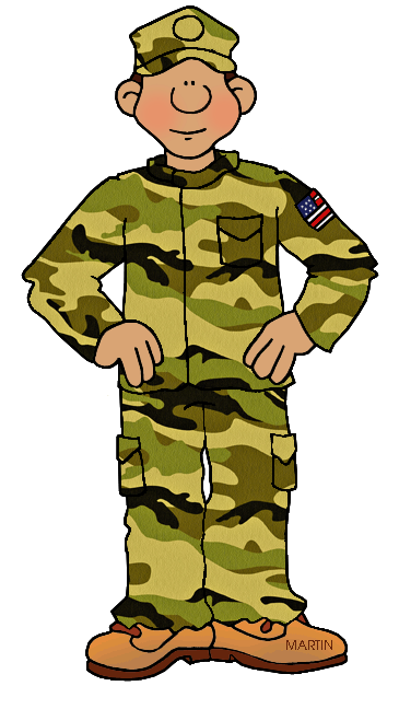 Army clip art black and white free clipart images