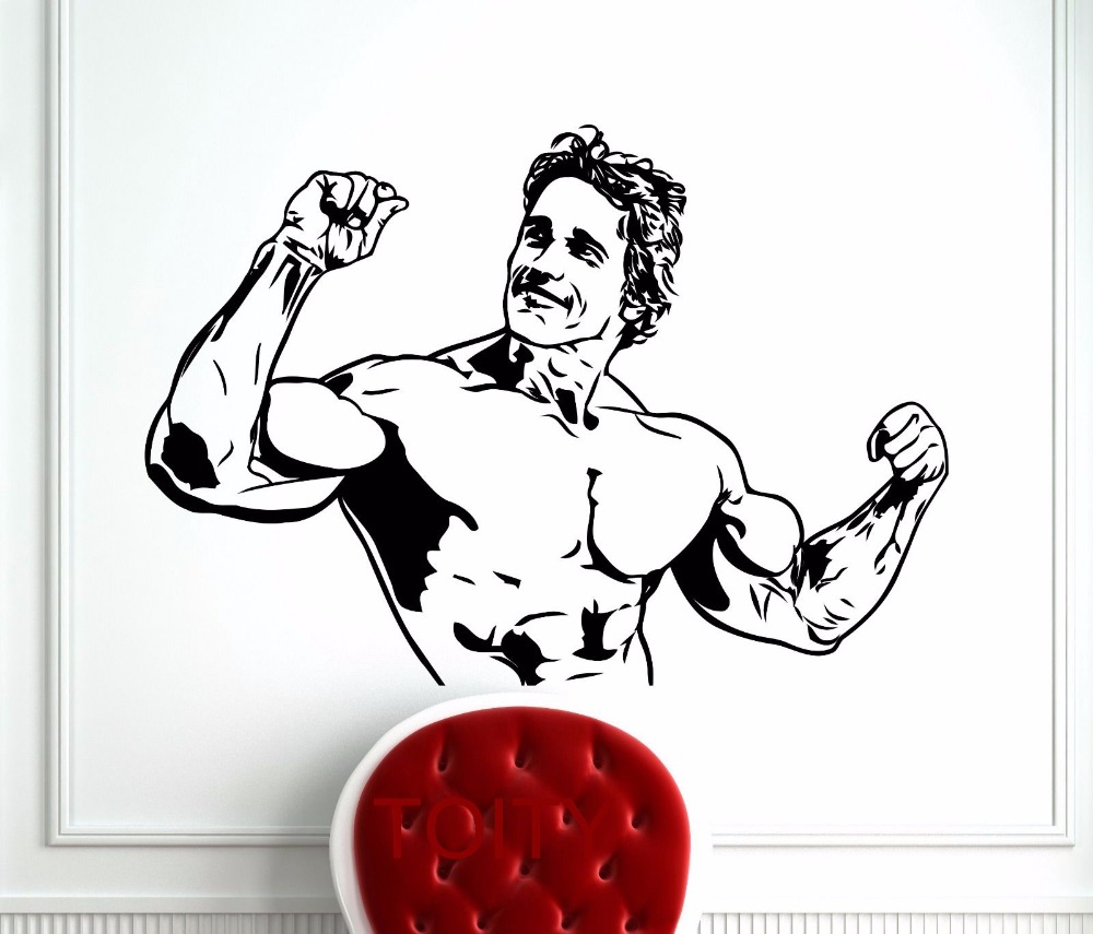 Arnold Schwarzenegger Wall Decal Sport Fitness Bodybuilding Gym Vinyl  Sticker Art Decor Home Room Removable Mural Stencil-in Wall Stickers from  Home ClipartLook.com 