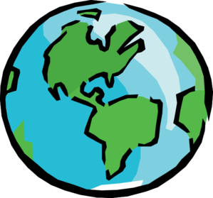 around the world clipart - Clip Art Of The World