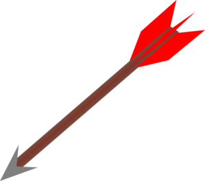 Arrow Clip Art At Clker Com V - Clipart Bow And Arrow