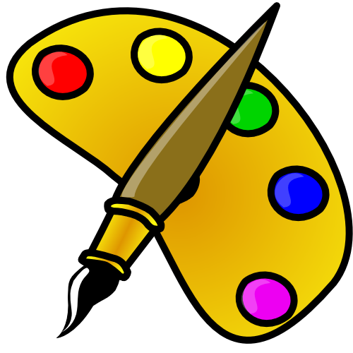 Free Art Supplies Clipart - P