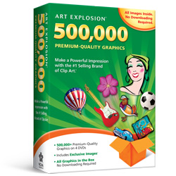 Art Explosion 500000 1 Selling Brand Of Clip Art 500000 Royalty Free