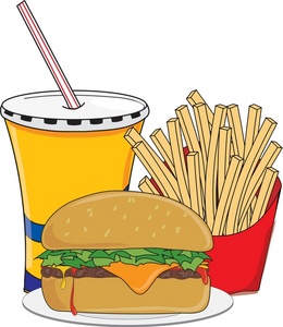 Art Images Cheeseburger Stock - Fast Food Clip Art