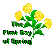 ... art of flowers with first - First Day Of Spring Clipart