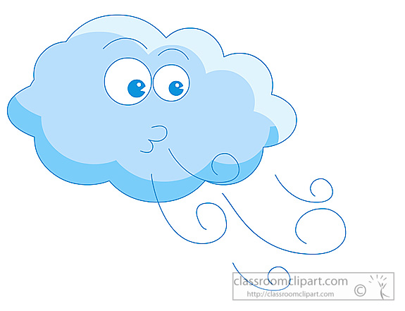 Art Weather Clipart Weather C - Wind Blowing Clipart
