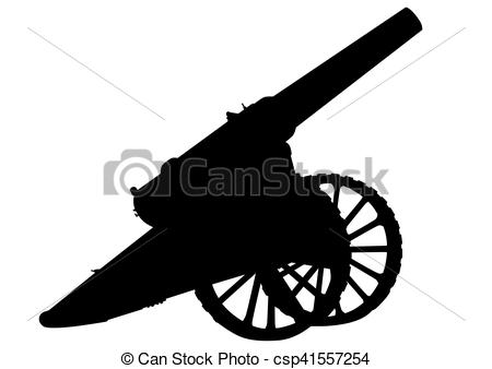 Artillery on white - csp41557254
