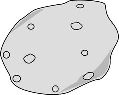 Asteroid clip art image. A free Asteroid clip art image for teachers, classroom lessons, scrapbooking, print projects, blogs, websites, email and more.