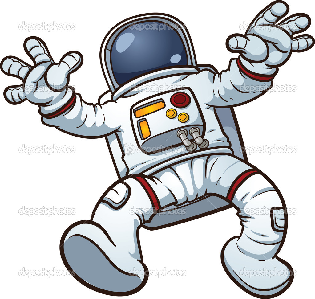 Free Cartoon Astronaut Clip A