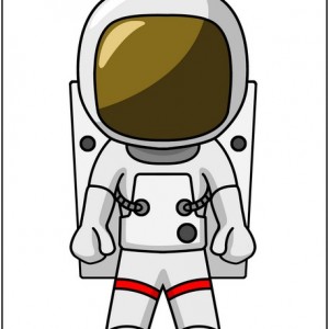astronaut kid: Illustration o