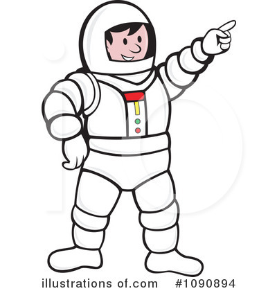 Astronaut Clipart Black And W - Astronaut Clip Art