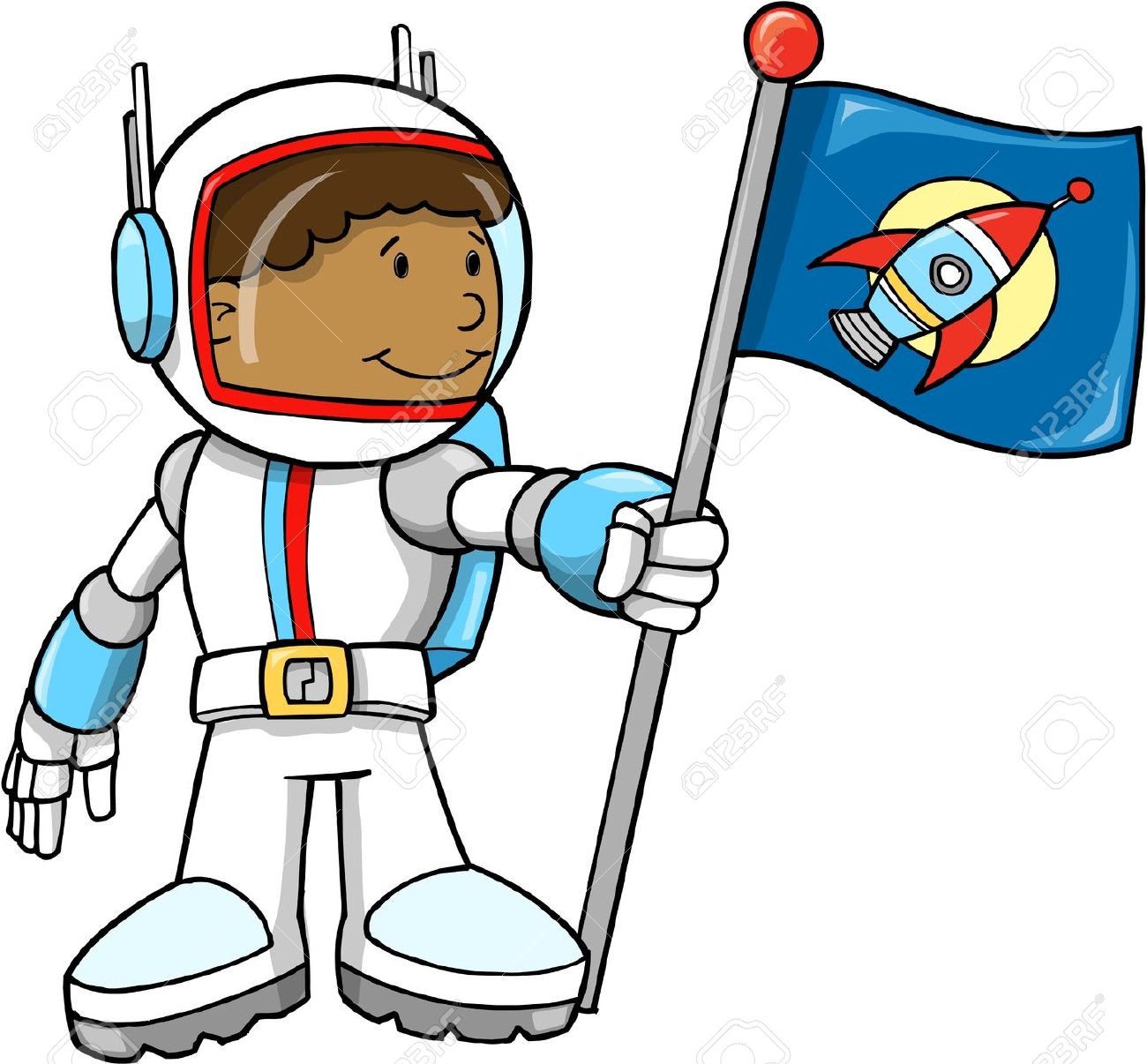astronaut kid: Cute Astronaut .