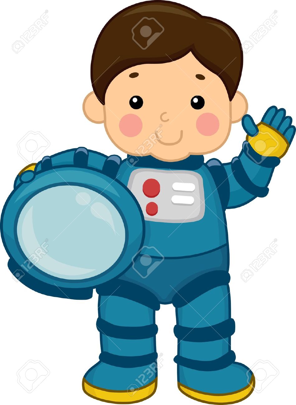 astronaut kid: Illustration of .