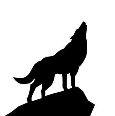 At Clker Com Vector Clip Art  - Howling Wolf Clip Art