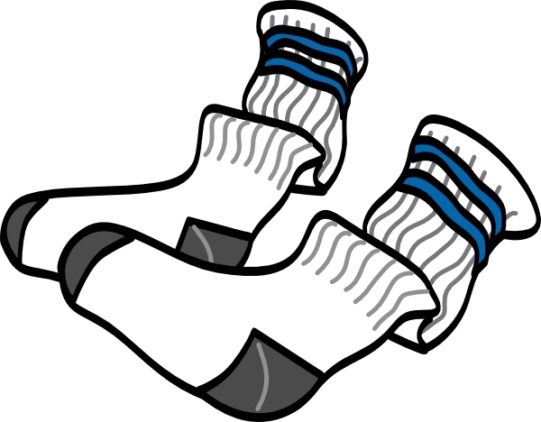 Athletic Crew Socks clip art - Socks Clip Art