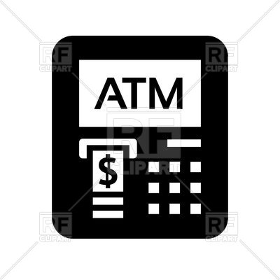 ATM black icon, 169291, downl - Atm Clipart