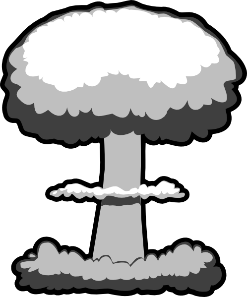 Atomic Bomb Clipart. Atomic Bomb Black And White .