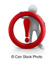. hdclipartall.com Attention. traffic sign on white background. Isolated 3D.