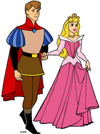 Aurora and Phillip Images fro - Sleeping Beauty Clipart