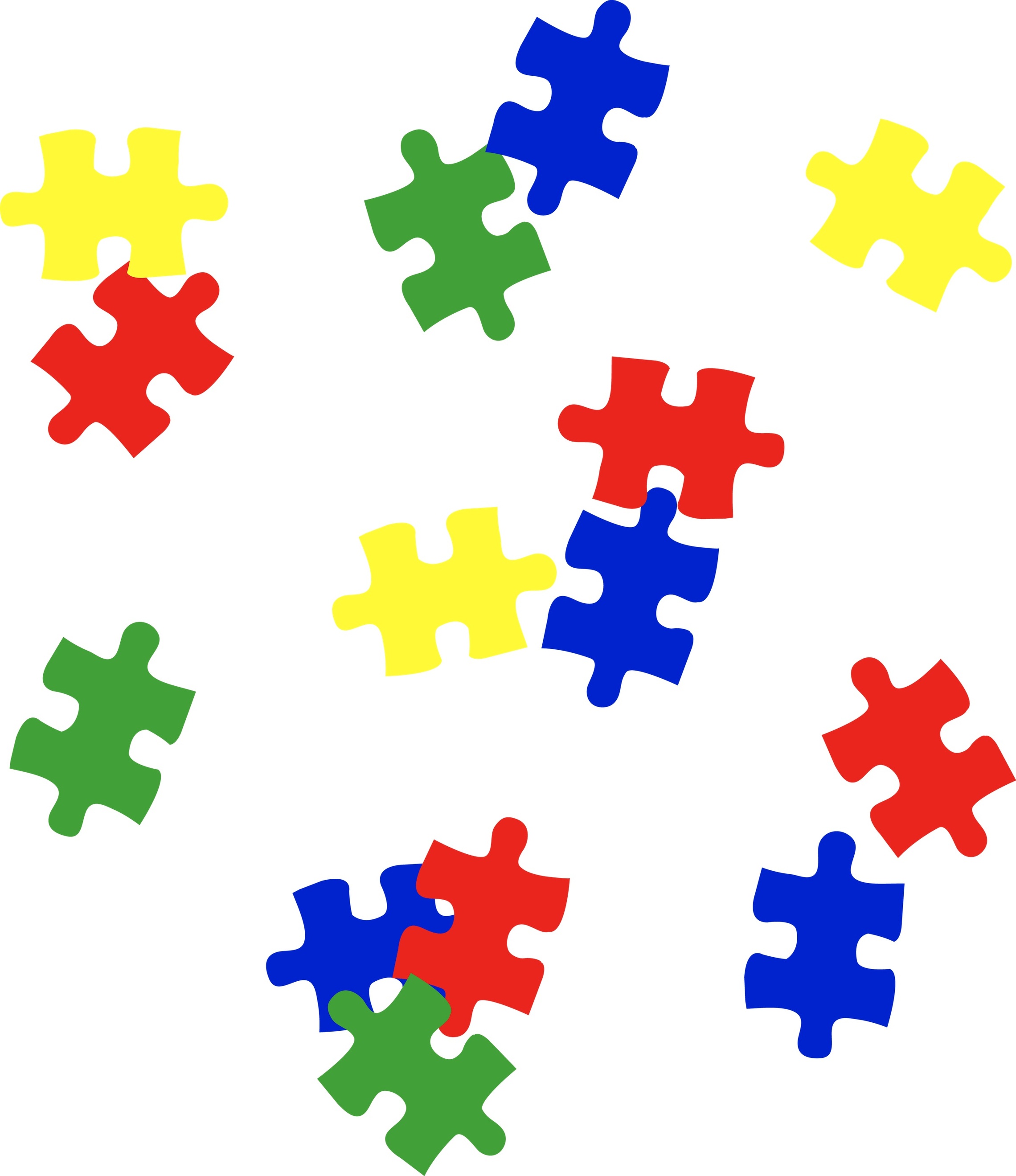 ... Autism puzzle piece clip art ...