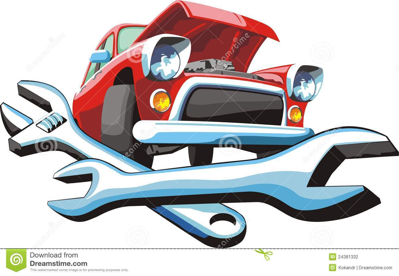 auto repair: Illustration of 