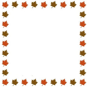 autumn clipart - Fall Leaves Border Clip Art