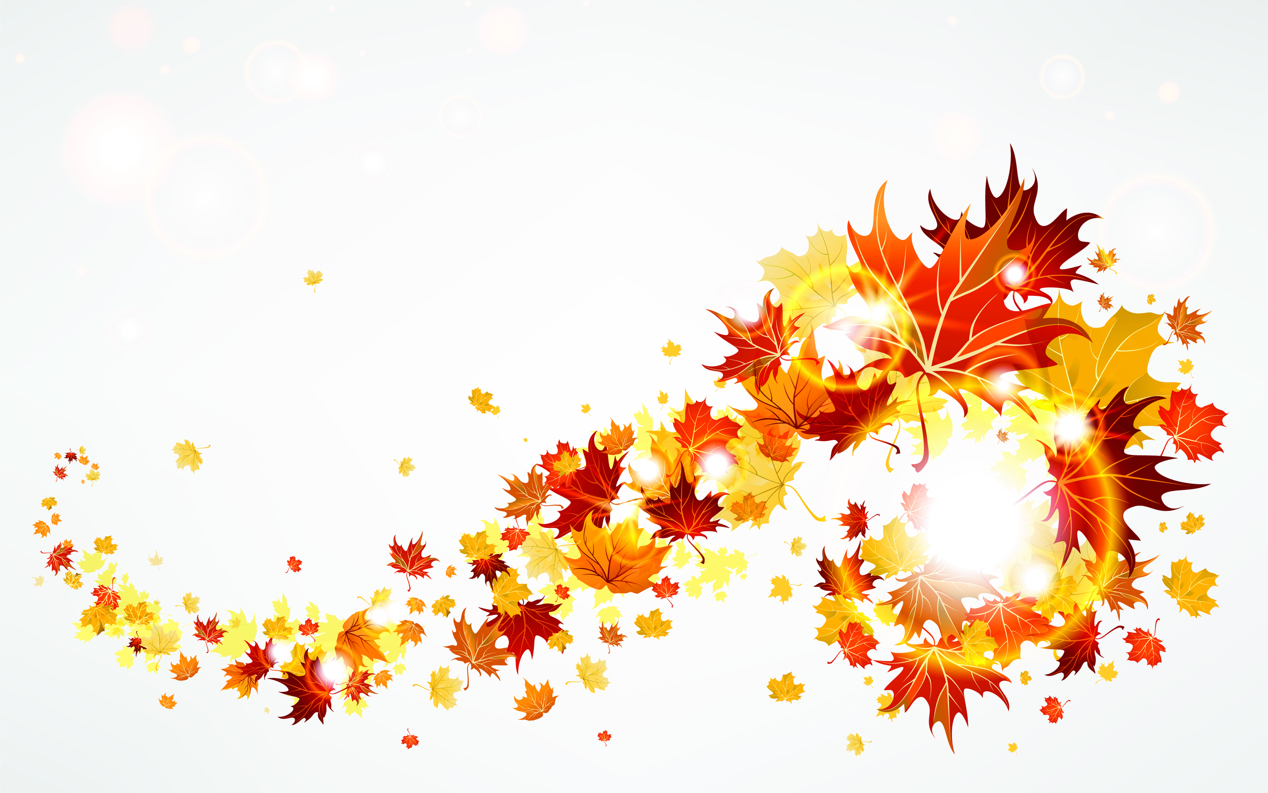 Autumn Leaf Background Clipart