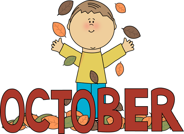 Autumn October Month - Clip Art October