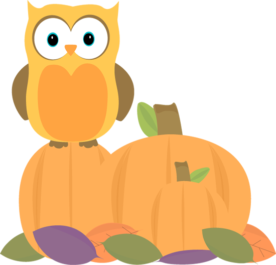 Autumn Owl - Fall Images Clip Art