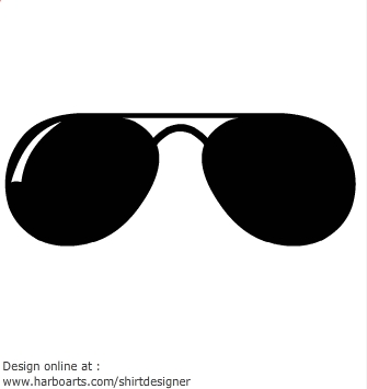 aviator sunglasses clipart . - Sun Glasses Clip Art