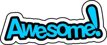 Hello My Name is Awesome on a