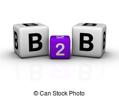 Growth in B2B Sales Business  - B2B Clipart