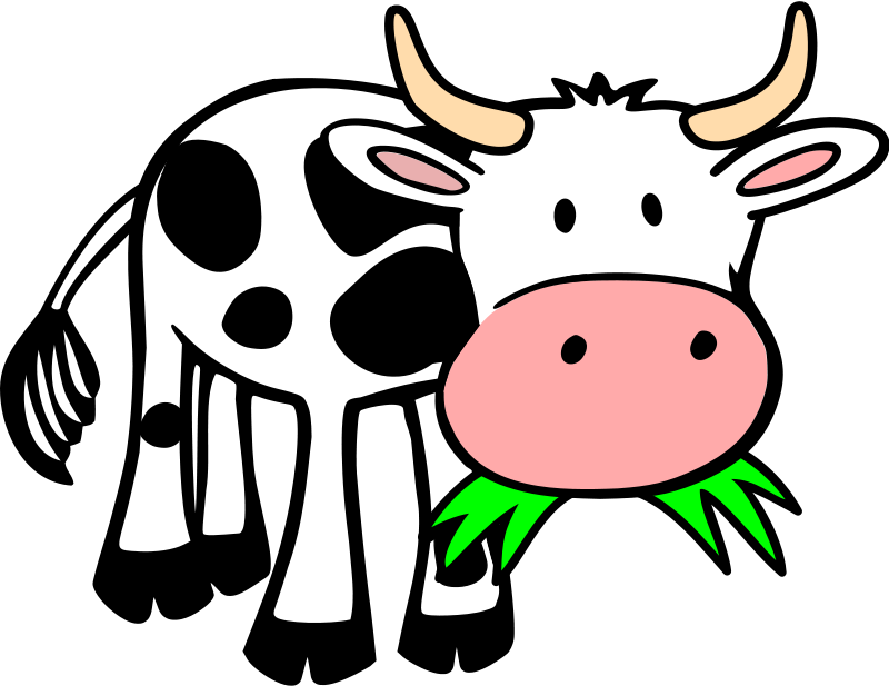 baby cow clipart - Clipart Farm Animals