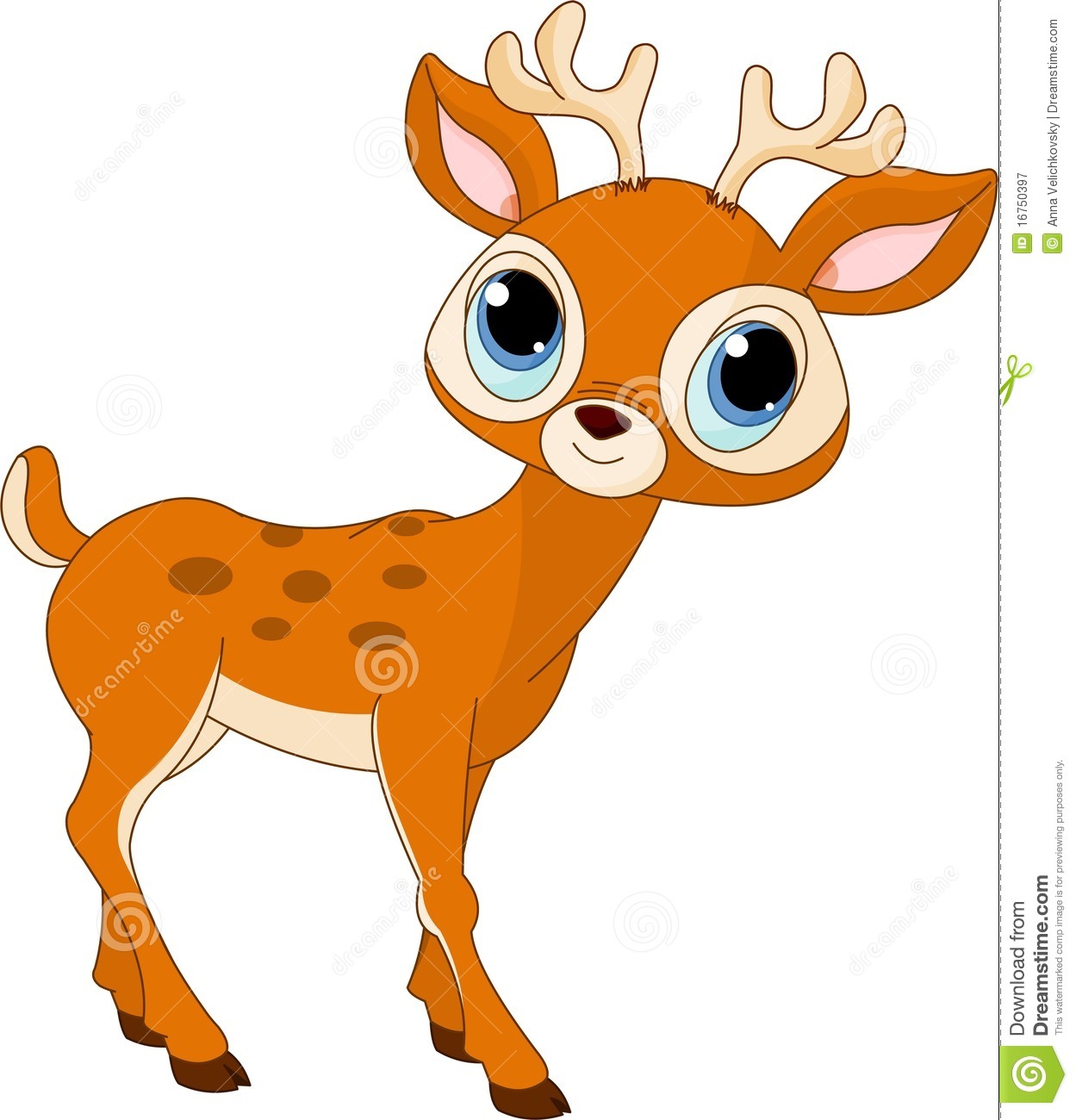 baby deer clipart - Baby Deer Clipart