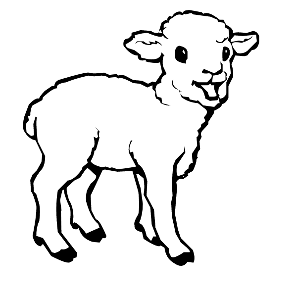 baby lamb clip art - Baby Lamb Clipart